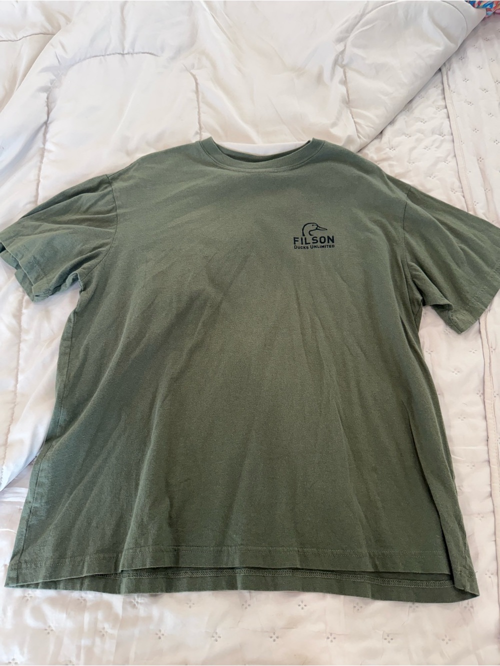 Filson Ducks Unlimited SS Tee Large Like New